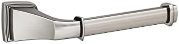 Amerock BH36031G10 | Brushed Nickel Single Post Toilet Paper Holder | 7-7/8 in. (200 mm) Length Toilet Tissue Holder | Revitalize | Bath Tissue Holder | Bathroom Hardware | Bath Accessories