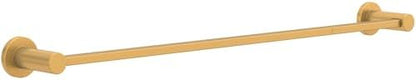 Franklin Brass Kildare (1-Pack) 18'' Towel Rack w/ 6" Extender for Bathroom Satin Gold Towel Bar for Bathroom Wall Mounted Towel Holder Rod KLD26-SG