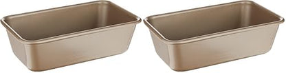 Cuisinart 9-Inch Chef's Classic Nonstick Bakeware Loaf Pan, Champagne (Pack of 2)