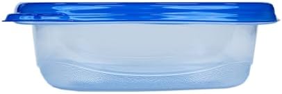 Glad GladWare Entree Food Storage Containers, Medium Square, 25 Oz, 5 Count