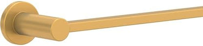 Franklin Brass Kildare (1-Pack) 18'' Towel Rack w/ 6" Extender for Bathroom Satin Gold Towel Bar for Bathroom Wall Mounted Towel Holder Rod KLD26-SG