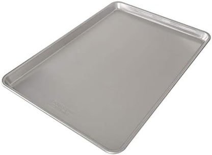 Nordic Ware Naturals Extra Large, 21 x 15 inch Baking Set - USA Made Aluminum Commercial Quality Pan for Baking or Roasting, Encapsulated Galvanized Steel Rim Prevents Warping, 2pk Big Sheet