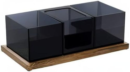 MyGift Coffee Organizer, Modern Acrylic Coffee and Tea Organizer