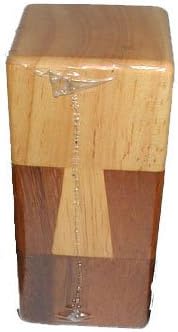 Impossible Joint Wood Brain Teaser Puzzle - Dovetail Joints on 4 Sides, can You Separate?