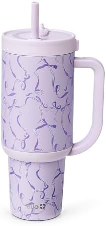 Ello Oasis 40oz Insulated Stainless Steel Tumbler with Straw, Take a Bow