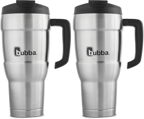 Bubba Hero XL, Vacuum-Insulated Stainless Steel Travel Mug, 30oz., Stainless Steel |(Pack of 2)