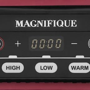 Magnifique 4 Quart Casserole Digital Slow Cooker, Premium Ceramic Bakeware