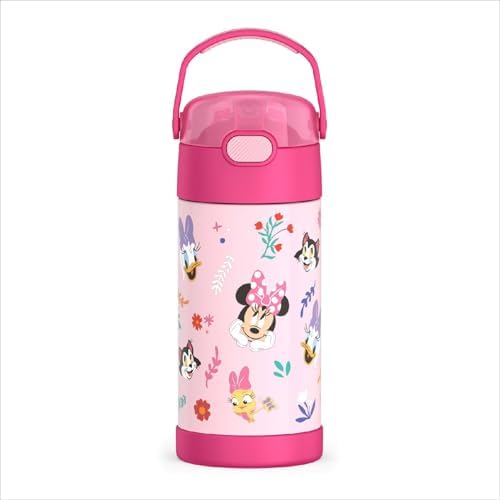 THERMOS FUNTAINER Water Bottle with Straw, 12oz, Preschool Minnie