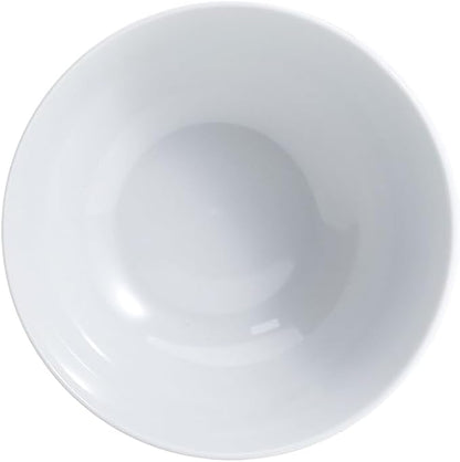 Amazon Basics 16-Pack White Porcelain Coupe Bowl, 5.9" diameter, Round, Microwave-safe, Commercial-grade