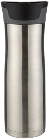 Contigo West Loop 20oz Stainless Steel Vacuum-Insulated Travel Mug Spill-Proof Keeps Drinks Hot for 5 Hours Cold for 12 Hours Perfect for Commuters and Travelers