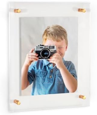 ArtToFrames 10x20 Inch Double Panel Floating Acrylic Picture Frame comes