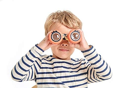 Tender Leaf Toys - Safari Binoculars - Wooden Binoculars with Kaleidoscope Lenses for Kids - Adjustable Pretend Play Toy for Safari Adventures - Ages 3+
