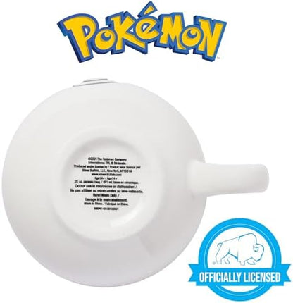 Silver Buffalo Pokemon Pokeball Ceramic 3D Sculpted Mug, 20 Ounces