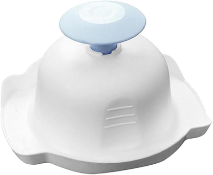 Blue Food Safety Holder for Mandolin Slicer,Peelers and Slicers,Finger Anti-Cut Protectors for Vegetable Grater, Food Slicer Cutter Finger Guard for Mandoline Slicer Grater Kitchen Utensils