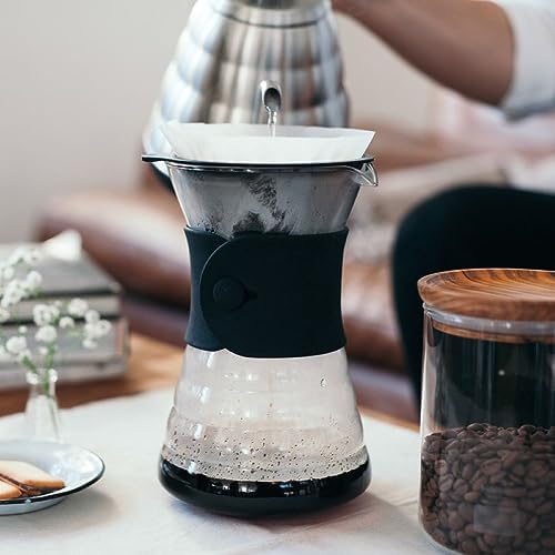 Hario V60 Drip Coffee Decanter, 700ml, Black