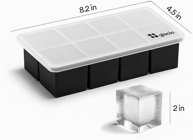 Ice Cube Molds – 2-Pack Silicone Trays