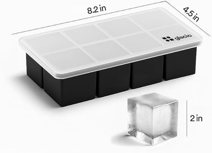 Ice Cube Molds – 2-Pack Silicone Trays