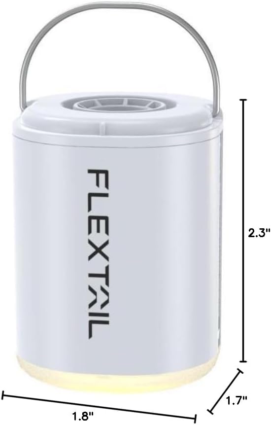 FLEXTAILGEAR Tiny Pump 2X | Rechargeable Air Pump & Camping Lantern