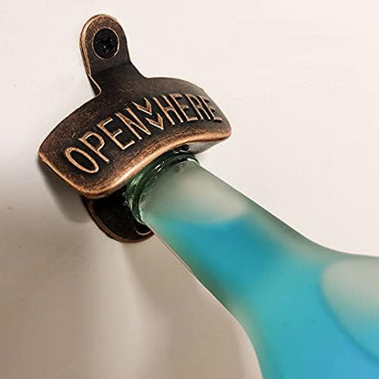 Beer bottle openers Cast Iron wall mounted bottle opener