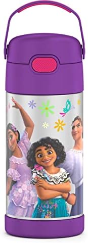 THERMOS FUNTAINER Water Bottle with Straw, 12oz, Encanto
