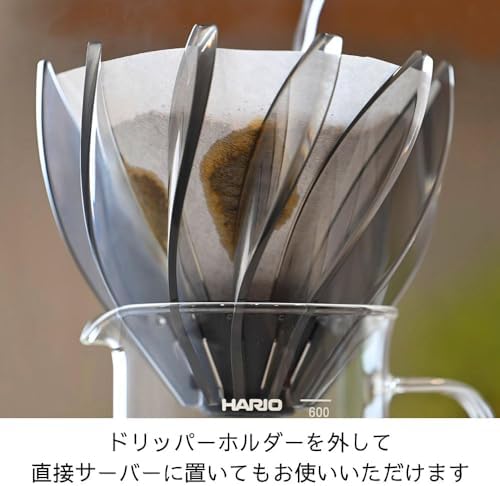 Hario V60 SUIREN Coffee Dripper 02, Clear Black
