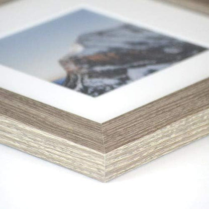 Frame It Easy 33 x 8 Rustic Gray Wood Frame