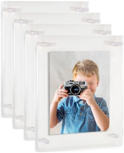 ArtToFrames 10x20 Inch Double Panel Floating Acrylic Picture Frame comes