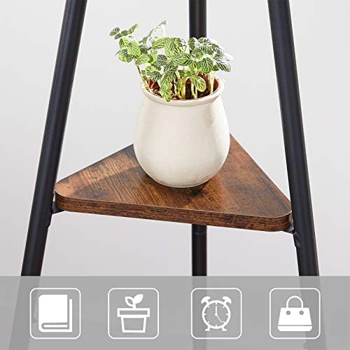 VASAGLE Coat Rack Freestanding, Hall Tree with 2 Shelves