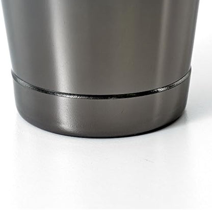 Barfly Cocktail Tin, Large 28 oz (828 ml), Gun Metal Black