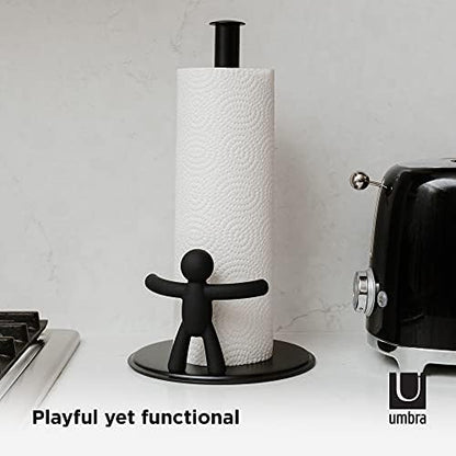 Umbra Buddy Countertop Paper Towel Holder, Black