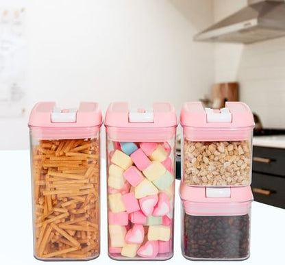 U-QE Airtight Food Storage Containers -6 Piece Plastic Airtight Containers