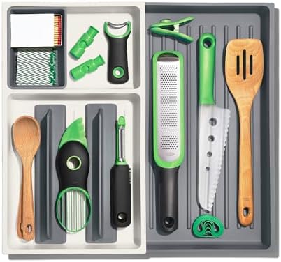 OXO Good Grips Drawer, Large Expandable Kitchen Tool Organizer, Large Expandable (Pack of 8)