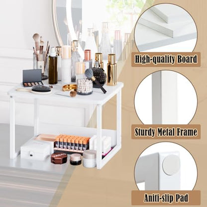 MARTY Countertop Organizer,17.1"x12.4", Cabinet Organizer Microwave Stand