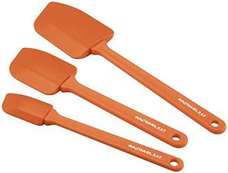 Rachael Ray 3-Piece Spatula Utensil Set, Orange