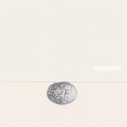 Leather Table Cover,1.8mm Thick,24x48 Inch Table Protector,Glass Table Protector,Table Sticker Cover,Desk Covers On Top of Desks.(White+White,24x48)