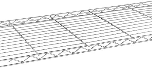 Whitmor Wire Shelving Unit, Metal Storage Shelves, Durable Heavy Duty Shelf, Easy Assembly for Pantry, Kitchen, Garage, Plant, 14" x 30" x 15"