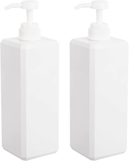 Pump Bottle, Refillable Plastic Empty Lotion Soap Dispenser Liquid Container