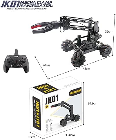 VANLINNY Robotic Arm Kit, Science Kits for Kids Age 8-12, 2-in-1 Stem Toys for Boys Girls -Robot Arm for Kids 12-16, Education Projects Set Gifts for 8+ Years Old Teens, Building Experiment Robotics