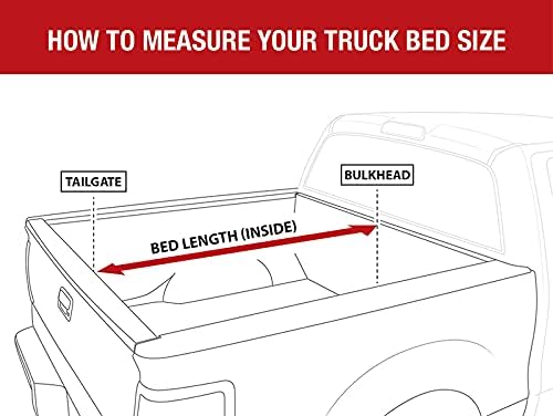 MaxMate Soft Roll-up Truck Bed Tonneau Cover Compatible with 2024-2025 Ford Ranger | 5' (61") Bed | TCF169205
