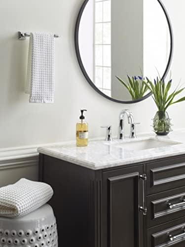 Amerock Glacio 8" Clear/Chrome Towel Bar