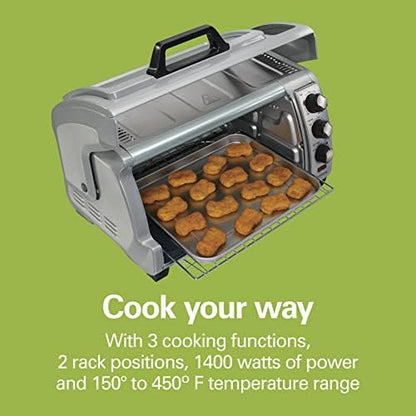 Hamilton Beach Easy Reach 6 Slice Countertop Toaster Oven