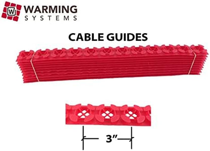 55 Sqft Warming Systems 120 V Electric Tile Radiant Floor Heating Cable