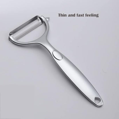 AMOUY Premium Peeler Set - Vegetable,Apple Peelers for Kitchen, Fruit, Carrot, Veggie,Potatoes Peeler,Y-Shaped Stainless Steel Peelers,with Ergonomic Non-Slip Handle & Sharp Blade,Good Sturdy (2PCS)