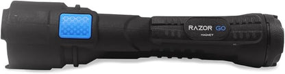 Bright Star Razor Go All-Purpose LED Flashlight ??21,000 Candela Beam, 24-Hour Runtime, Magnetic Hands-Free Base ??Heavy-Duty Utility Light with AA Batteries Included ??Made in USA