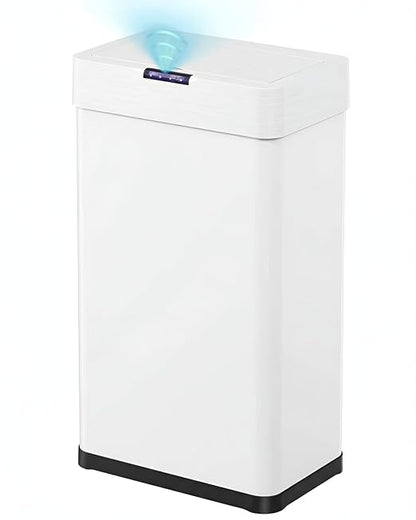 TLSUNNY 13.2 Gallon Motion Sensor Trash Can, Touchless Automatic Garbage Can