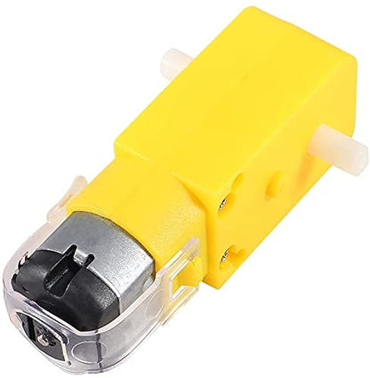 12pcs TT Motor DC Electric Motor 3V-6V Dual Shaft Geared Motor Magnetic Gearbox Engine Motor for DIY Smart Car Robot Toys Cars Chassis Models Vibration Products