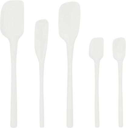 Tovolo Flex Core 5 Piece Silicone Spatula Set Heat Resistant All Silicone