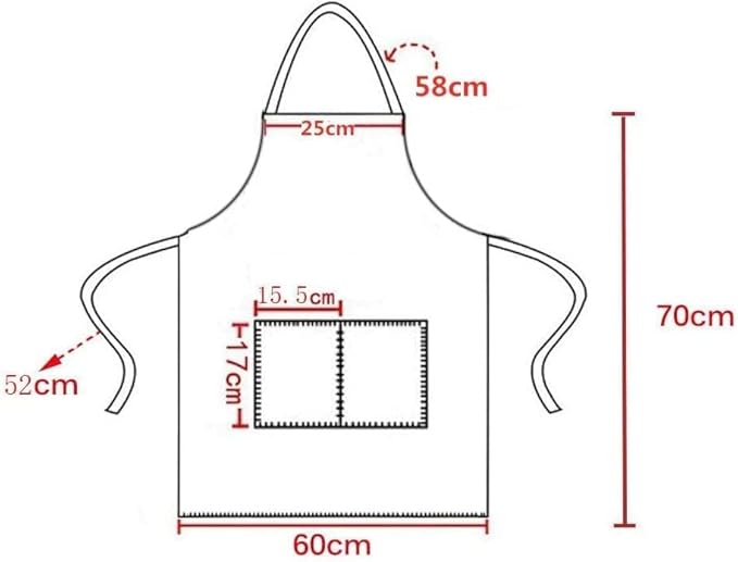 Orange Plain Bib Aprons Bulk in Big Size