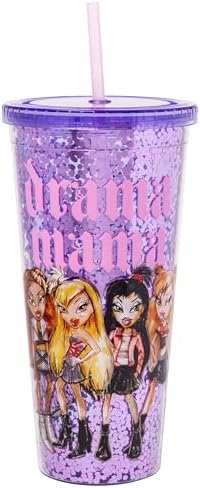 Silver Buffalo Bratz Drama Mama Cloe, Plastic Cold Cup, 32oz