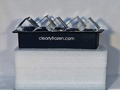 ClearlyFrozen Highest Rated Highest Capacity Clear Ice Tray
